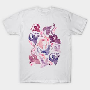 Dragon fire pink & purple T-Shirt